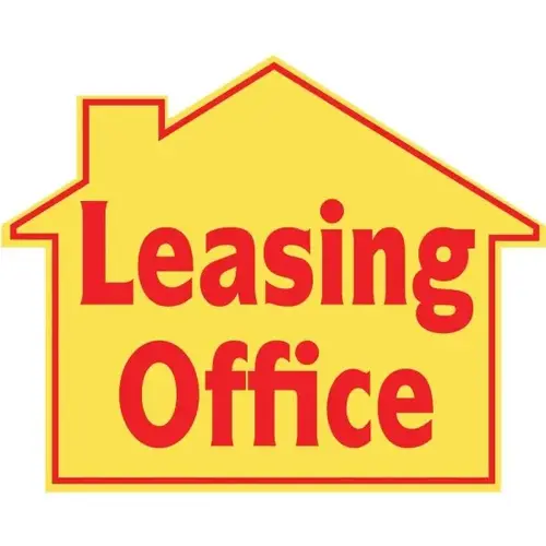 Promotional Leasing Office House Sign, 22-1/2 X 18 Promotional Leasing Office House Sign, 22-1/2 X 18