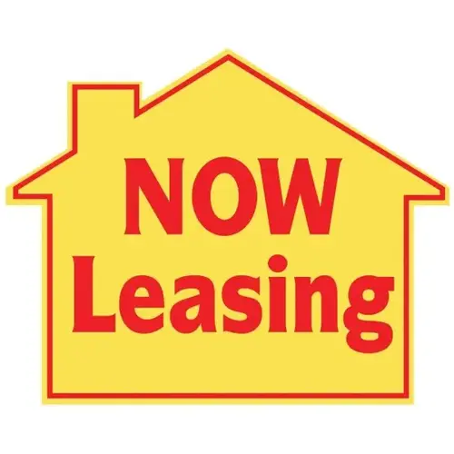 Promotional Now Leasing House Sign, 22-1/2 X 18 Promotional Now Leasing House Sign, 22-1/2 X 18