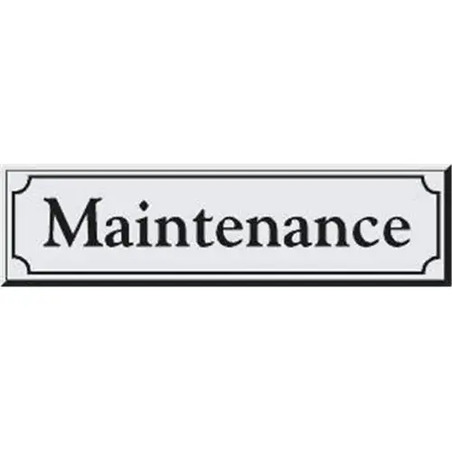 Front Engraved Sign, Silver, 8 X 2 Front Engraved Sign, Silver, 8 X 2