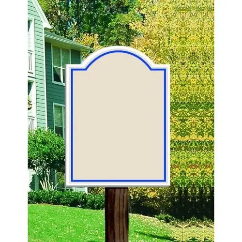 Custom Arched Economy Sign, Non-Reflective, 16 X 22 Custom Arched Economy Sign, Non-Reflective, 16 X 22