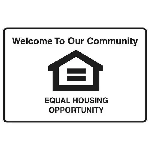 Welcome To Our Community Interior Sign, 9 X 6 Welcome To Our Community Interior Sign, 9 X 6