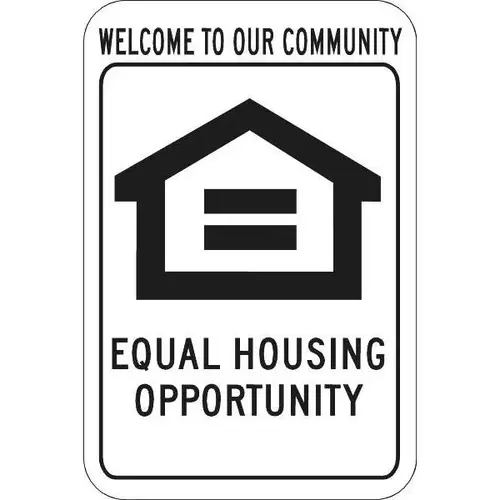 Welcome To Our Community Sign, Non-Reflective, 12 X 18" Welcome To Our Community Sign, Non-Reflective, 12 X 18"