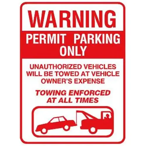 Towing/Graphic Sign, Reflective, 18 X 24" Towing/Graphic Sign, Reflective, 18 X 24"