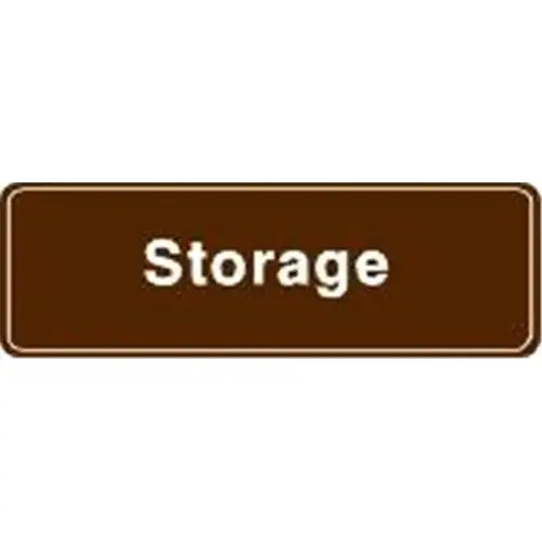 Storage Interior Sign, 9 X 3 Storage Interior Sign, 9 X 3