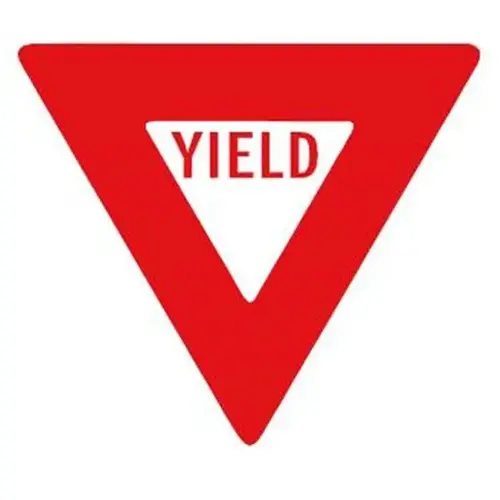 Yield Sign, High Intensity, 30 Diameter Yield Sign, High Intensity, 30 Diameter