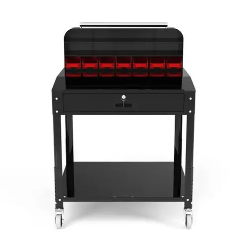 Shop Desk With Pigeonhole Bin Unit Shop Desk With Pigeonhole Bin Unit