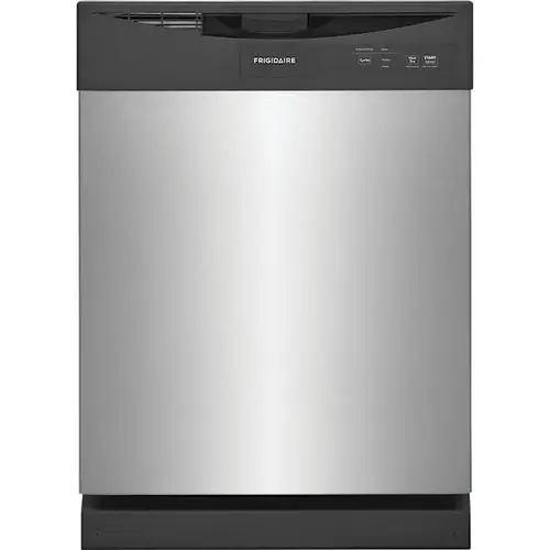 Built-In Dishwasher, 62 Dba, Stainless Steel, Front Control, 2 Wash Cycles, 24" Built-In Dishwasher, 62 Dba, Stainless Steel, Front Control, 2 Wash Cycles, 24"