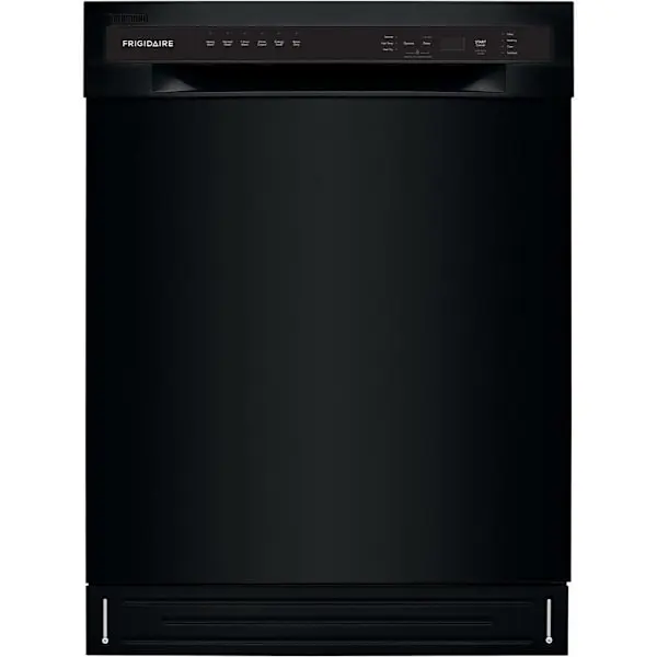 Frigidaire ADA ENERGY STAR Built-In Dishwasher 52 Dba Black Front Control 6 Wash Cycles 24 FFBD2420UB