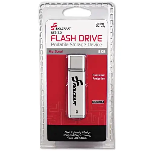 Ultra-Slim Flash Drive, 8 Gb, Silver Ultra-Slim Flash Drive, 8 Gb, Silver