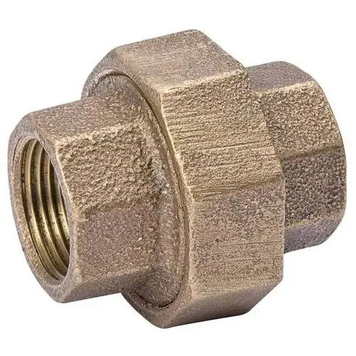 Red Brass Union, 2", 125 Psi, -20 To 400 degree F, No Lead Compliant Red Brass Union, 2", 125 Psi, -20 To 400 degree F, No Lead Compliant