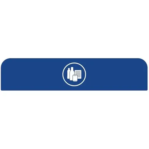 45 Gallon "Mixed Recycle" Sign (Blue) 45 Gallon "Mixed Recycle" Sign (Blue)