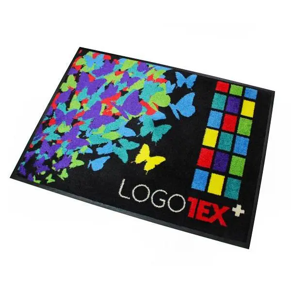 Floortex Logotex + Customised Indoor Door Mat With Rubber Backing 4 ftX8 ft NXEMFLNR0007 Floortex Logotex + Customised Indoor Door Mat With Rubber Backing 4 ftX8 ft NXEMFLNR0007