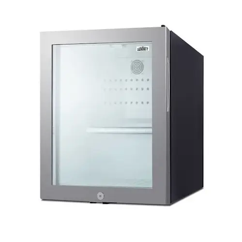 0.9cf Glass Door Refrigerator Ss Right-Swing 0.9cf Glass Door Refrigerator Ss Right-Swing