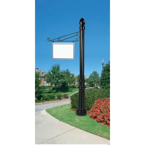 Ornamental Post With Acorn Finial, 8 ft Ornamental Post With Acorn Finial, 8 ft
