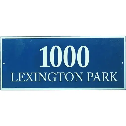 Custom Rectangle Plaque Estate Lawn, Non-Reflective, Custom Rectangle Plaque Estate Lawn, Non-Reflective,