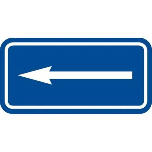 Disabled Parking Left/Right Arrows, Blue Sign, Reflective, 12 X 6 Disabled Parking Left/Right Arrows, Blue Sign, Reflective, 12 X 6