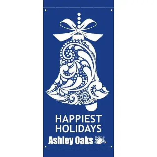 Holiday Boulevard Banner, "Holiday Bell" Design, Semi-Custom, 30" X 60" Holiday Boulevard Banner, "Holiday Bell" Design, Semi-Custom, 30" X 60"