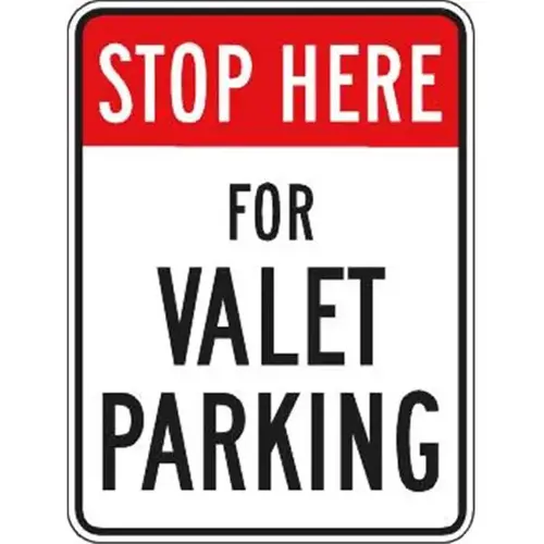 Stop Here Sign, Reflective, 18 X 24 Stop Here Sign, Reflective, 18 X 24