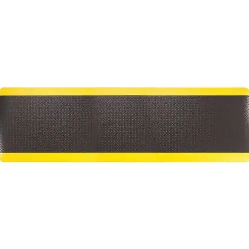 Diamond Foot 3 X 10 Ft. Anti-Fatigue Mat (Black/Yellow) Diamond Foot 3 X 10 Ft. Anti-Fatigue Mat (Black/Yellow)