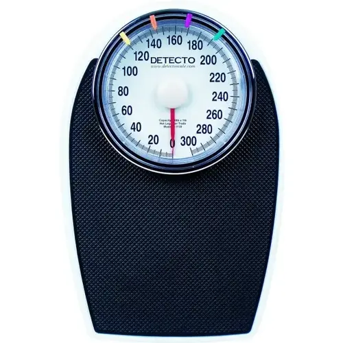 Personal Floor Scale, 300 Lb Capacity, Dialed Meter, 11-1/2 X 17-1/4" Personal Floor Scale, 300 Lb Capacity, Dialed Meter, 11-1/2 X 17-1/4"