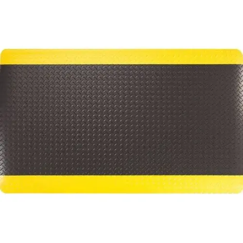 Diamond Foot 3 X 5 Ft. Anti-Fatigue Mat (Black/Yellow) Diamond Foot 3 X 5 Ft. Anti-Fatigue Mat (Black/Yellow)