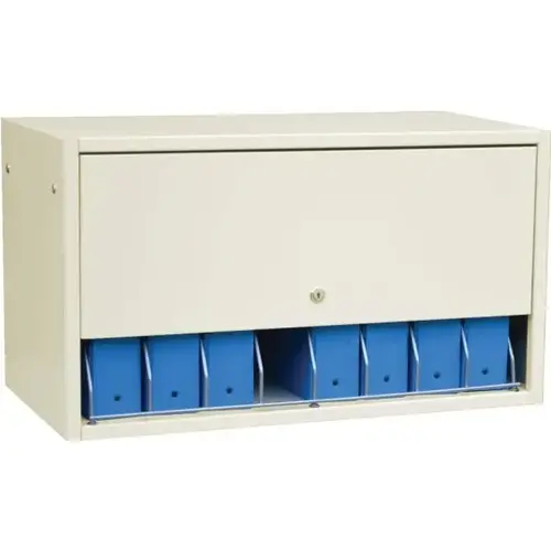Cubbie File Rack Locking Panel, Light Grey Cubbie File Rack Locking Panel, Light Grey