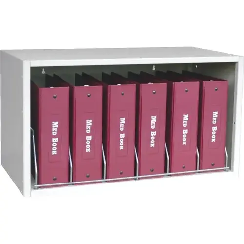 Cubbie File Storage Rack 6-Capacity, Light Grey Cubbie File Storage Rack 6-Capacity, Light Grey