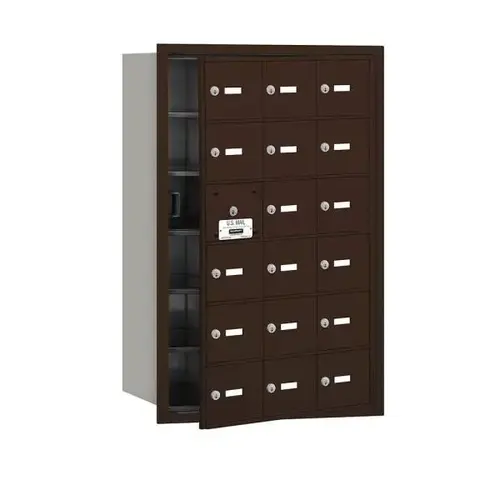 4b+ Horizontal Mailbox, 18 A Doors, 17 Usable, Bronze 4b+ Horizontal Mailbox, 18 A Doors, 17 Usable, Bronze
