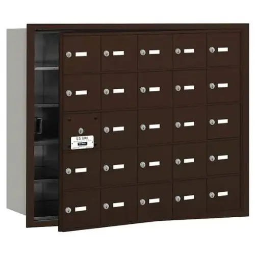 4b+ Horizontal Mailbox, 25 A Doors, 24 Usable, Bronze 4b+ Horizontal Mailbox, 25 A Doors, 24 Usable, Bronze