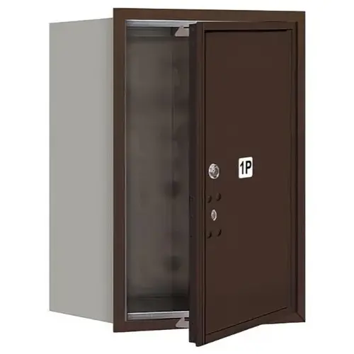 Recessed Mount 4c Horizontal Mailbox, Column, 1 Pl6, Bronze Recessed Mount 4c Horizontal Mailbox, Column, 1 Pl6, Bronze