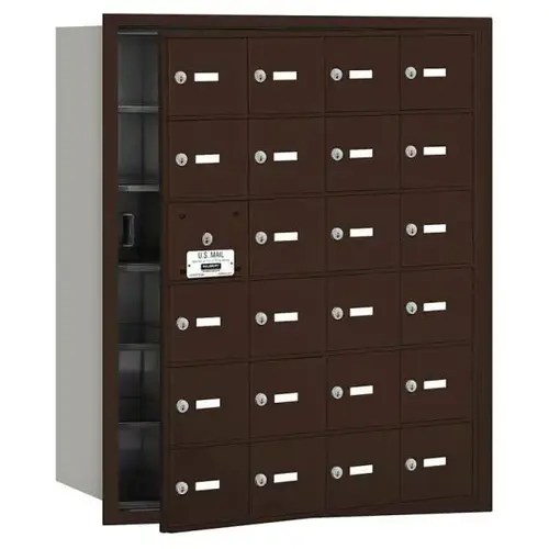 4b+ Horizontal Mailbox, 24 A Doors, 23 Usable, Bronze 4b+ Horizontal Mailbox, 24 A Doors, 23 Usable, Bronze