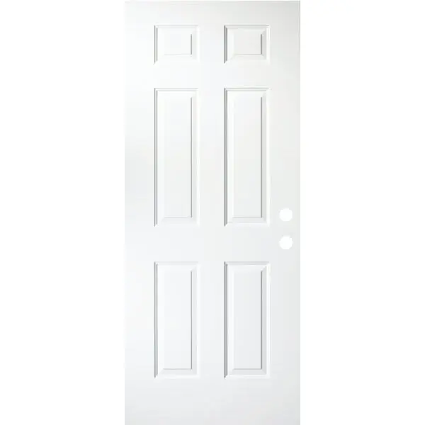 GENERIC PRIVATE BRAND 36x80 1-3/4 Thick 6-Panel Steel Slab Door S36
