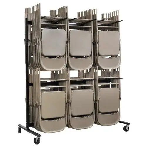 Adir Office Two Tier Folding Chair Cart, 84 Chair Capacity Adir Office Two Tier Folding Chair Cart, 84 Chair Capacity