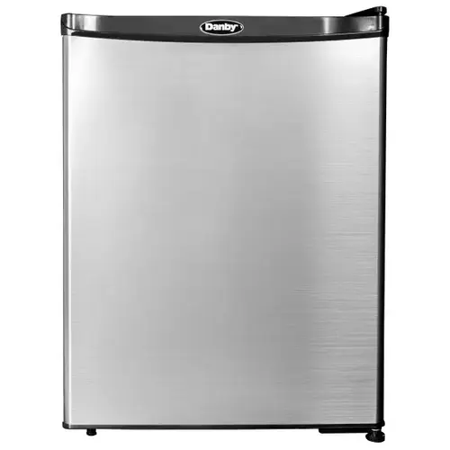 Danby 2.2 cu. ft. Compact Fridge in Stainless Steel Look Danby 2.2 cu. ft. Compact Fridge in Stainless Steel Look