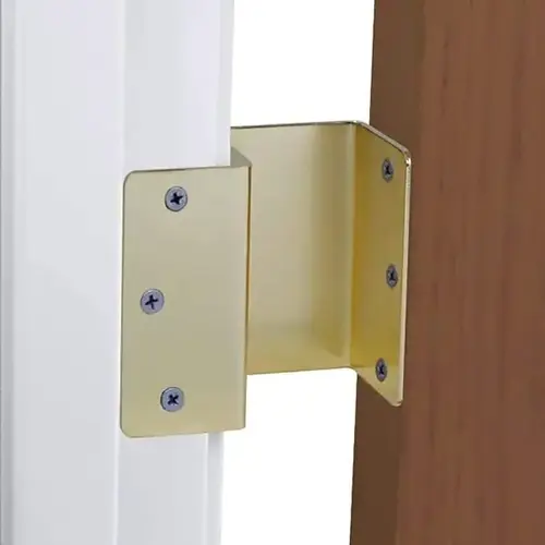 Expanding Door Hinge Pair, Allows For 2" For Wheelchairs/Walkers Brass Expanding Door Hinge Pair, Allows For 2" For Wheelchairs/Walkers Brass