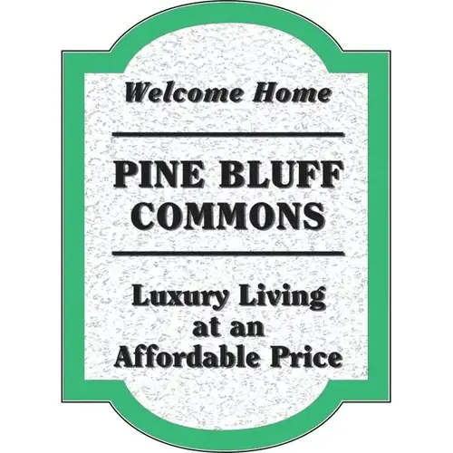 Custom Dimensional Sign, Arched Top & Bottom, Stucco Finish, 16 X 22 Custom Dimensional Sign, Arched Top & Bottom, Stucco Finish, 16 X 22