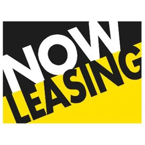 Aluminum Now Leasing Dynamic Amenity Sign, 24 X 18 Aluminum Now Leasing Dynamic Amenity Sign, 24 X 18