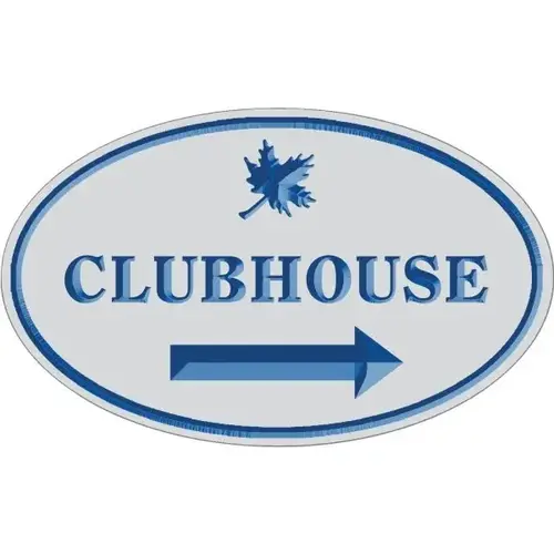 Custom V Groove Routed Dimensional Sign, Oval, 44 X 30 Custom V Groove Routed Dimensional Sign, Oval, 44 X 30