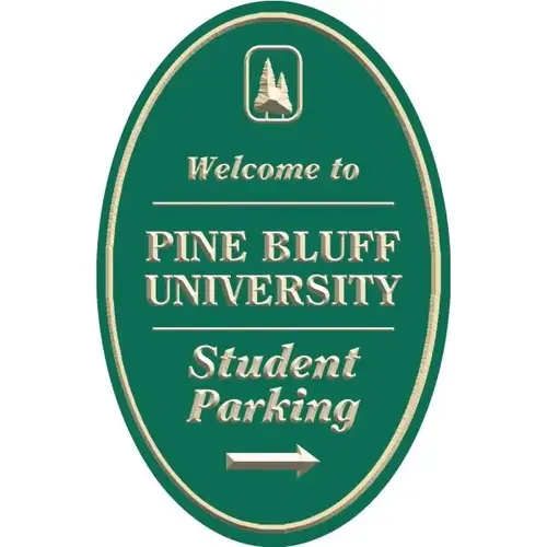 Custom V Groove Routed Dimensional Sign, Oval, 11 X 17 Custom V Groove Routed Dimensional Sign, Oval, 11 X 17