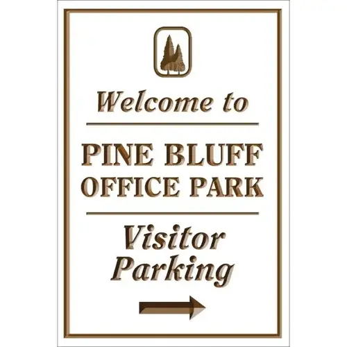 Custom V Groove Routed Dimensional Sign With Straight Corners 24 X 36 Custom V Groove Routed Dimensional Sign With Straight Corners 24 X 36
