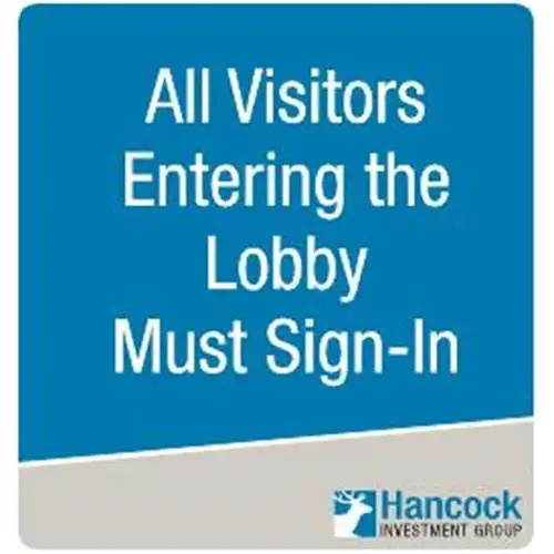 Custom Coordinated Interior Sign, 9 X 9-1/2 Custom Coordinated Interior Sign, 9 X 9-1/2