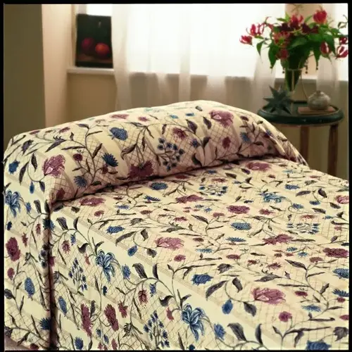 Bedspread Twin 71x102 Cap Fitted Style Home Terrace Multicolor Bedspread Twin 71x102 Cap Fitted Style Home Terrace Multicolor