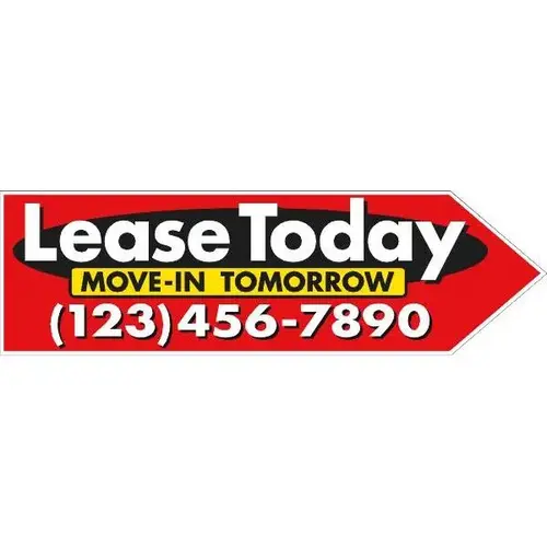 Custom 2-Sided Twirler Sign, 60 X 18 Custom 2-Sided Twirler Sign, 60 X 18