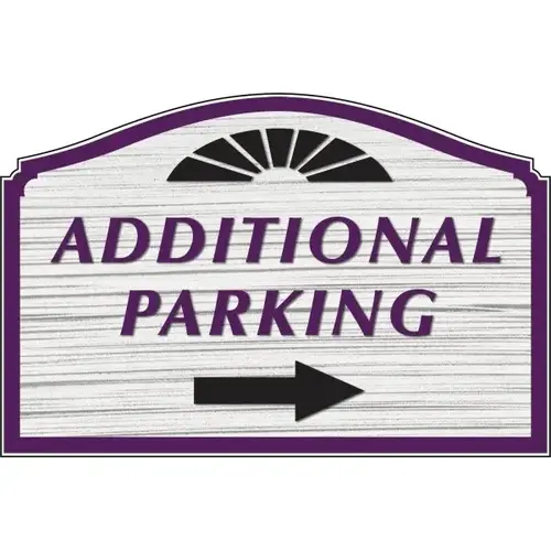 Custom Dimensional Designer Arch Sign, Wood Grain Finish, 36 X 24 Custom Dimensional Designer Arch Sign, Wood Grain Finish, 36 X 24
