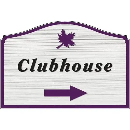 Custom Dimensional Designer Arch Sign, Wood Grain Finish, 44 X 30 Custom Dimensional Designer Arch Sign, Wood Grain Finish, 44 X 30