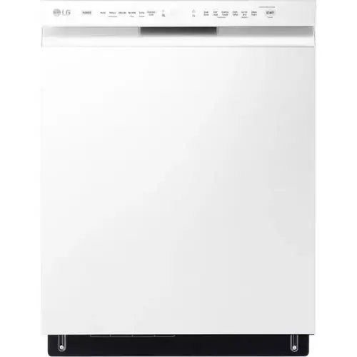 Front Control Dishwasher With Quadwash And 3rd Rack In White Front Control Dishwasher With Quadwash And 3rd Rack In White