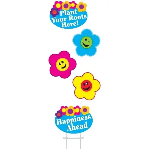 Lead In Series Yard Sign Kit, Flowers Lead In Series Yard Sign Kit, Flowers