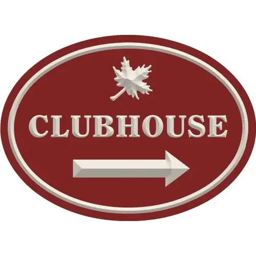 Custom V Groove Routed Dimensional Sign, Oval, 22 X 16 Custom V Groove Routed Dimensional Sign, Oval, 22 X 16