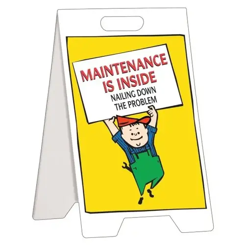 Maintenance Is Inside Nailing Down The Problem Floor Stand, 12 X 20 Maintenance Is Inside Nailing Down The Problem Floor Stand, 12 X 20
