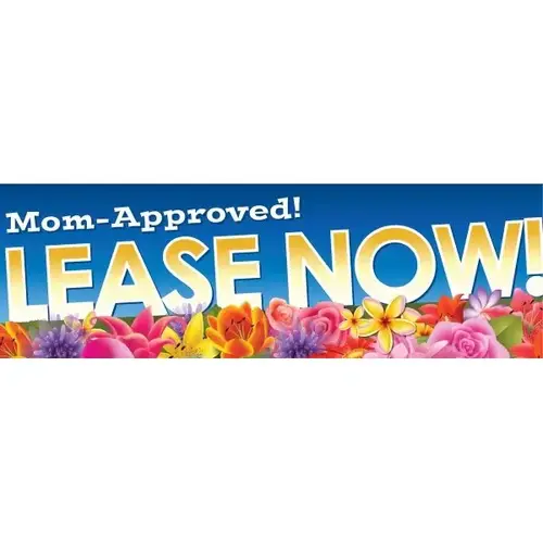 Banner, Mom Approved, 10 ft X 3 ft Banner, Mom Approved, 10 ft X 3 ft